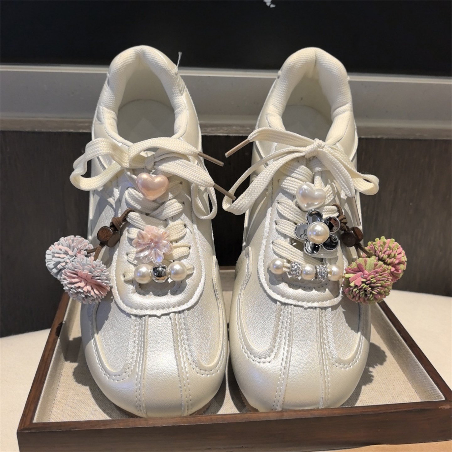 德训鞋甜美珍珠花朵鞋扣松果球流苏鞋挂件白色芭蕾风鞋花配饰鞋扣,服饰配件/皮带/帽子/围巾,鞋扣,淘宝优惠券,粉丝福利购,淘宝优惠卷