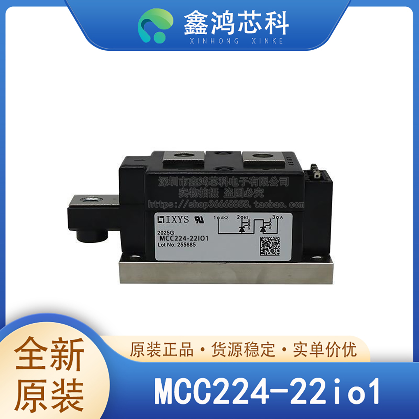 MCC224-22io1IXYS/艾赛斯