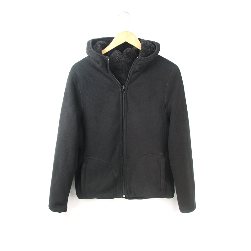 加厚羊羔毛卫衣外套宽松女