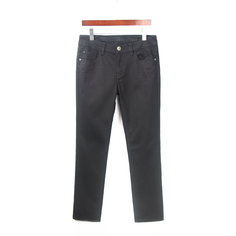 秋款外贸原单大码显瘦小直筒胖