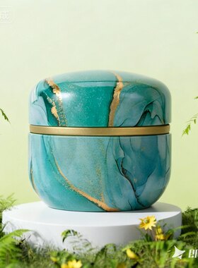 50g花茶包装铁罐方形喜糖礼品盒