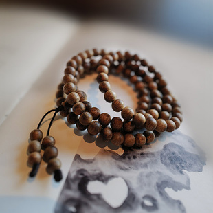 馥郁清甜 沉香6mm108子 文莱沉香 半糖化近奇楠香