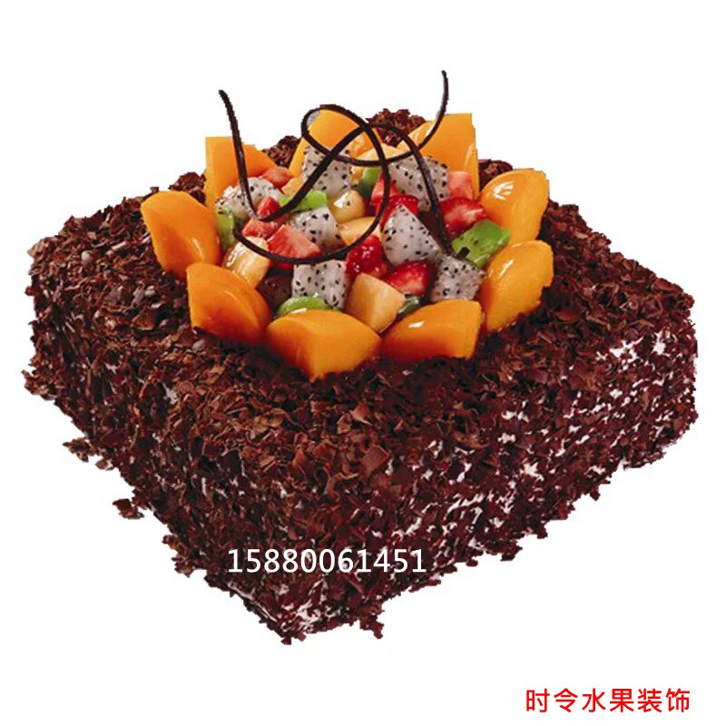 全国同城南充成都重庆新款现做巧克力艺术生日蛋糕福州创意定制店