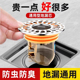 德国品质地漏防臭器卫生间通用内芯封闭盖防虫下水道防返臭神器