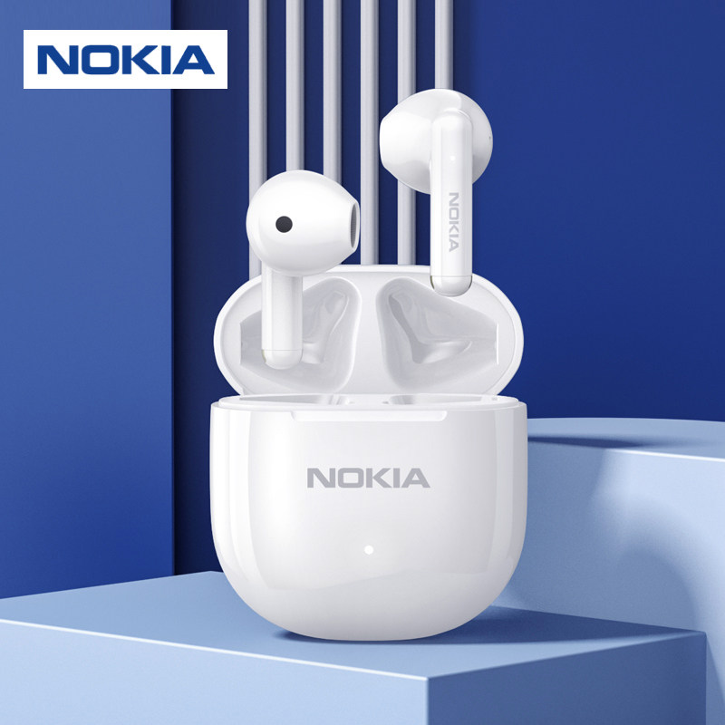 Nokia/诺基亚真无线蓝牙耳机可爱高品质高端降噪入耳式跑步运动型高颜值2021年新款男女生适用于苹果华为oppo