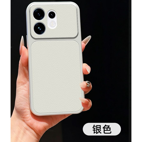 适用OPPOReno14F5G海外版手机壳保护套送钢化膜Reno14FS国际版防摔套纯色男女硅胶全包边CPH2743新款荔枝皮纹