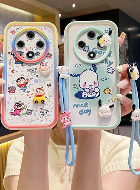 适用OPPO Reno12F 5G国际版4G手机壳新款液态硅胶Reno12 FS 5G国外版全包防摔软钢化膜CPH2637保护套卡通可爱