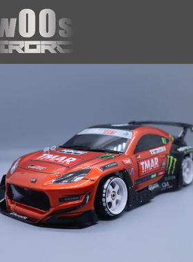1:24透明GR86软壳106轴距81宽蚊车漂移宽体 RW00 MK3 升级带灯杯