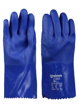 ANDANDA/安丹达 ProChem PVC防化手套 10365 蓝色