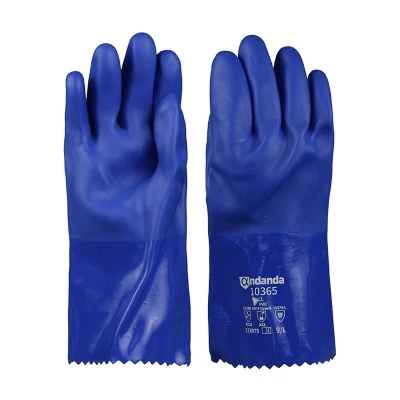 ANDANDA/安丹达 ProChem PVC防化手套 10365 蓝色
