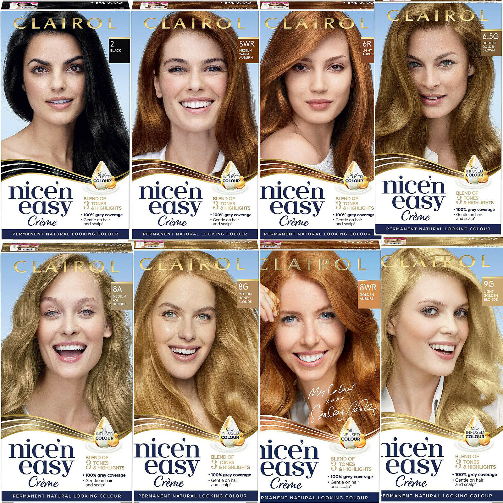 英国Clairol Nice n Easy Creme Hair Dye Permanent永久性染发