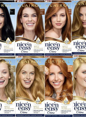 英国Clairol Nice n Easy Creme Hair Dye Permanent永久性染发