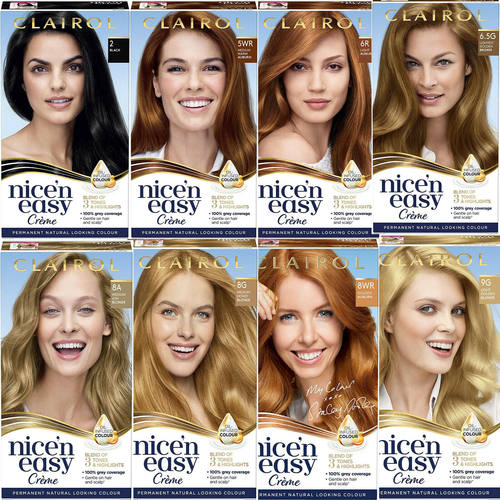 英国Clairol Nice n Easy Creme Hair Dye Permanent永久性染发