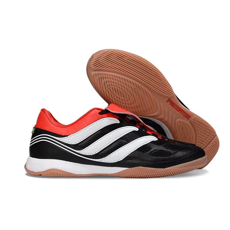 小李子室内平底袋鼠皮足球鞋比赛
