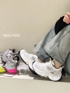 2024春季秀款巴黎10XL老爹鞋男女增高厚底拼色百搭情侣运动鞋休闲