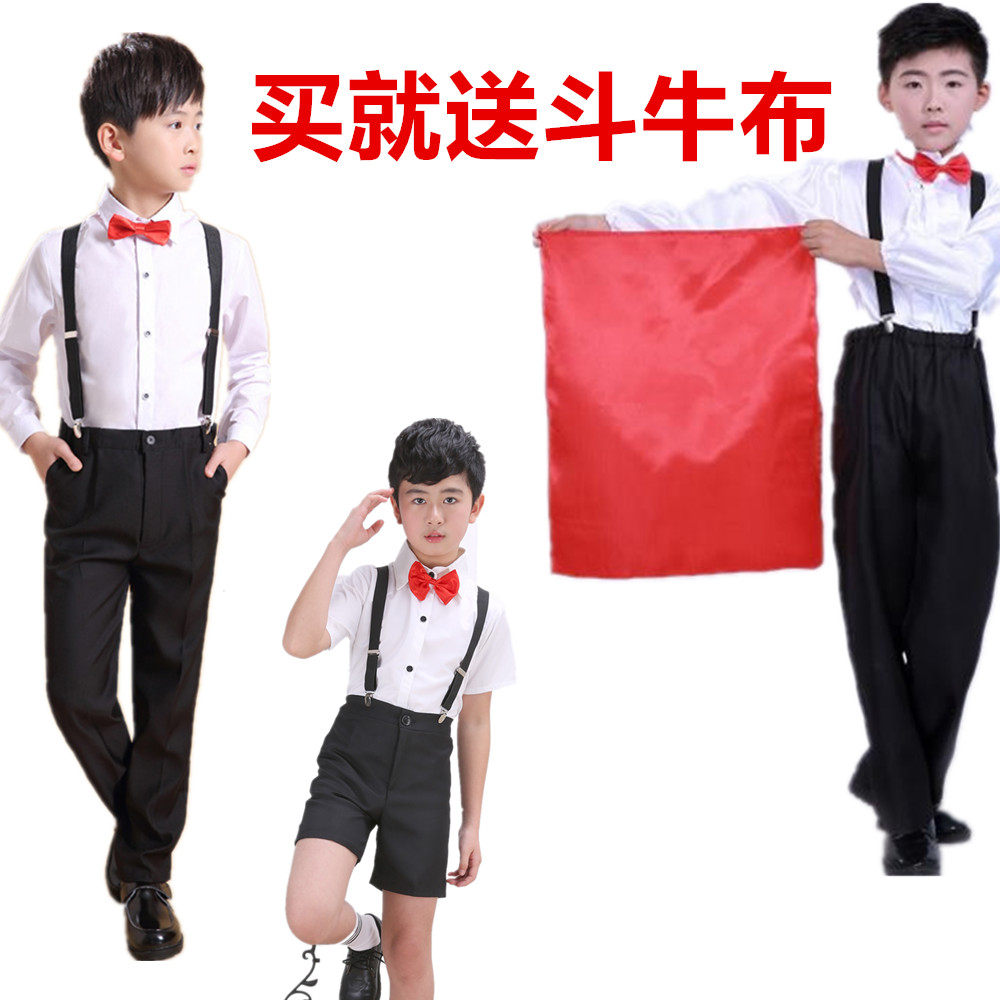 儿童西班牙大摆裙开场舞裙舞台演出服斗牛裙舞裙幼儿男女童表演服