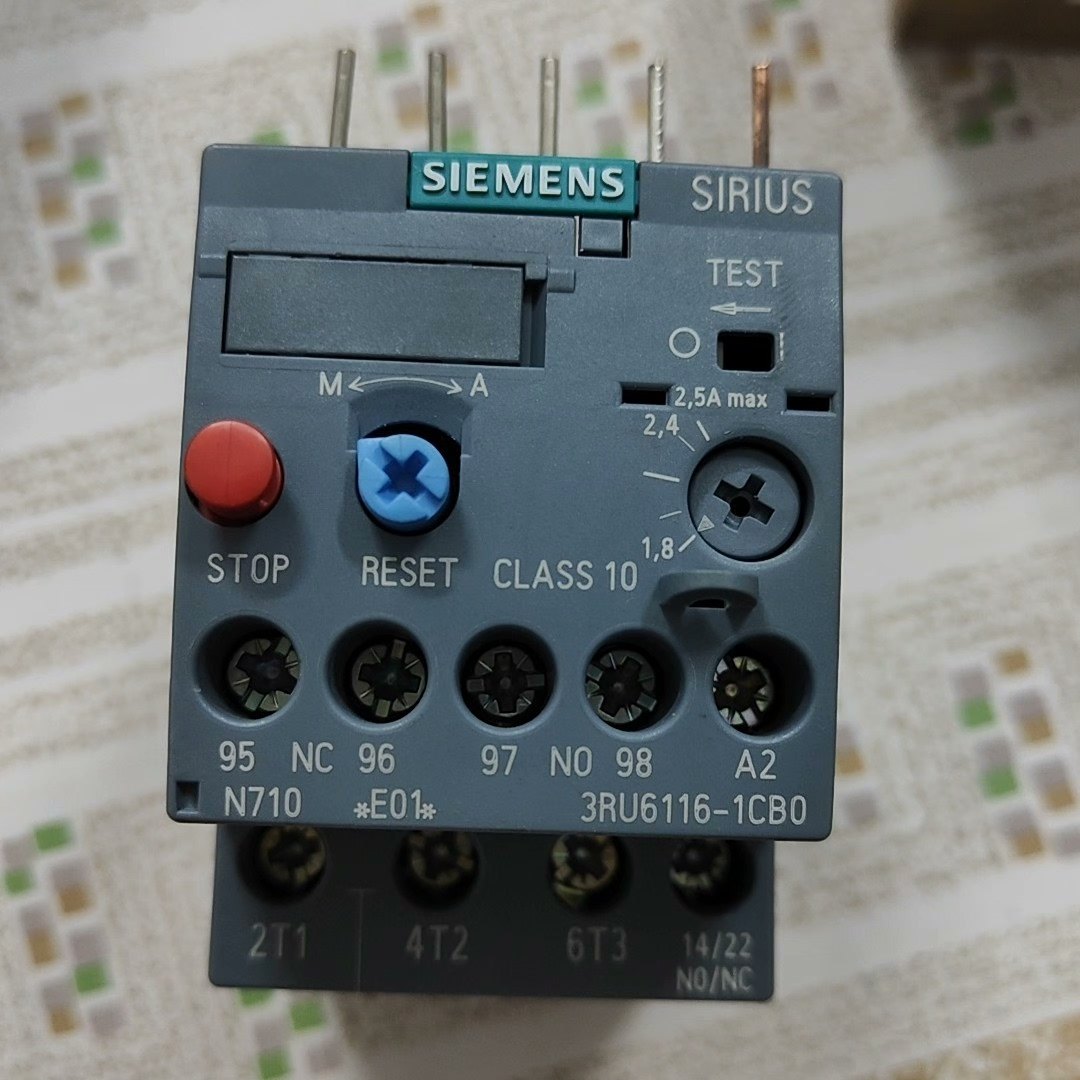 全新正品西门子热过载继电器  3RU6116-1CBO 1. 维修/咨询