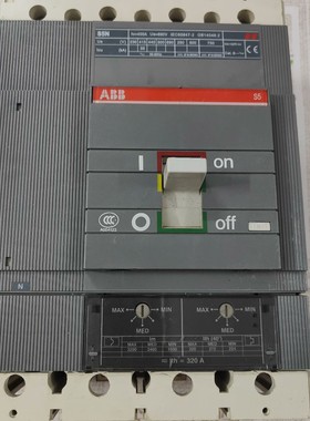 ABB S5N 4P320A 塑壳断路器开关。二手拆机。功能 备件/咨询