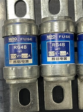 茗熔300A熔断器RG4B690v300A熔断器尺寸见图，实 备件/咨询