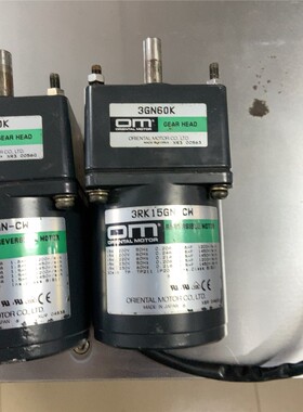 东方马达3RK15GN一CW，减速箱3GN60K。实物如图包 备件/咨询