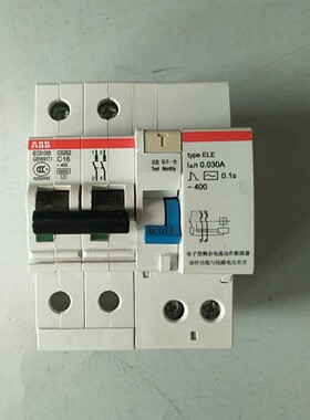 ABB漏电保护器GS262C16漏电保护器类型:30mA2 备件/咨询