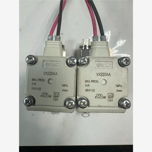 SMC原装正品电磁阀VX220AA，成色八成新，功能正常， 备件/咨询