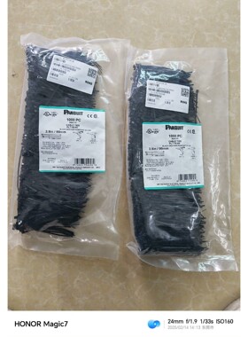 全新原装美国泛达 PLT1M-M0 原厂包装 黑色扎带 捆扎 备件/咨询