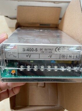 备件 明纬开关电源 S-400-5 （5V 60A） 全新未拆封带