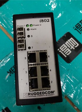 RUGGEDCOM工业交换机i802，状态良好，适合工业环境 维修/咨询