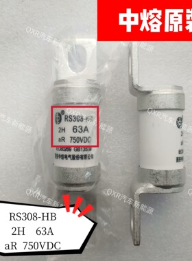 RS308-HB-2H-63A熔断器，新能源汽车保险丝，专业 备件/咨询