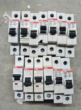 #ABB 正品ABB拆机空气开关断路器家用小安数空开。成色 备件/咨询