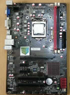 JETWAY捷波主板H61 带CPU USB口坏了一个 没挡 备件/咨询