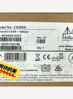 Mellanox CX455A EDR 100GB MCX4 备件/咨询