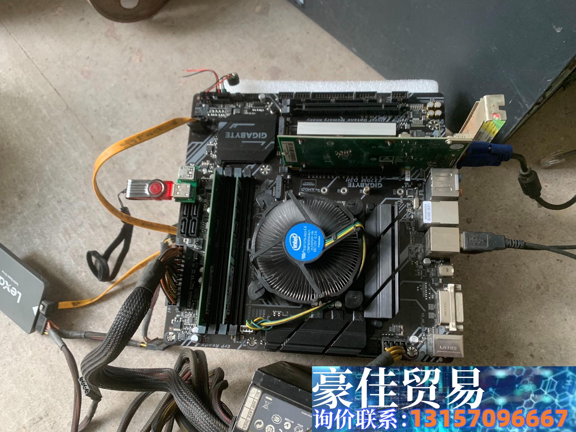 出主板Z370M D3H硬盘二手拆机成色不错测试议价商品