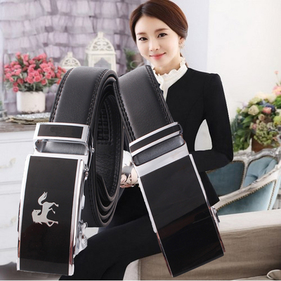 皮带职业装3cm女款商务黑色西裤