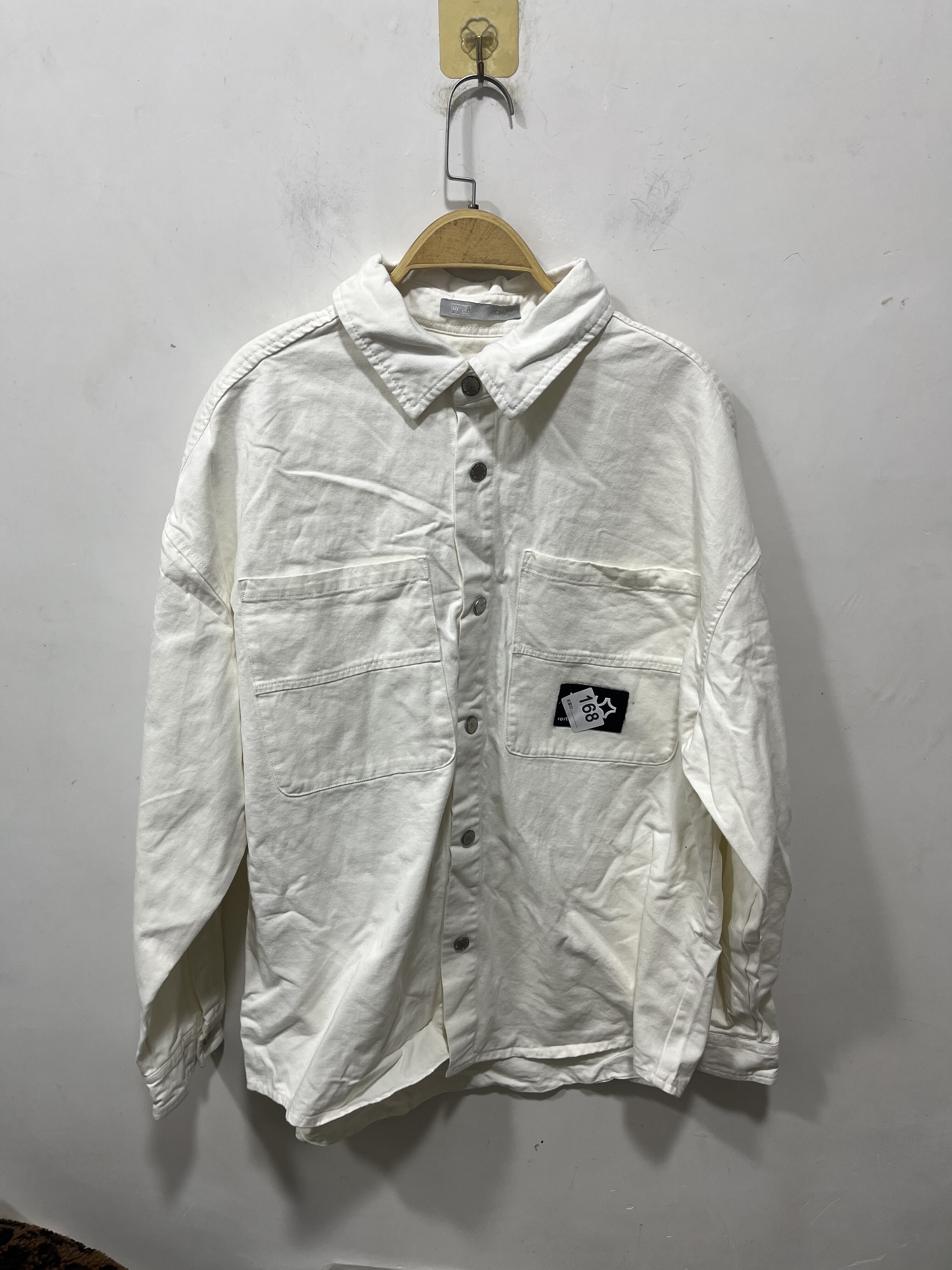 亏本清货春秋款加肥加大码男装宽松休闲衬衫外套时尚潮牌夹克