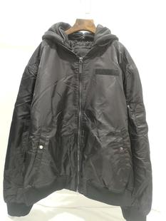 外贸冬装加肥加大码男装可脱帽夹克棉衣潮流时尚休闲棉服外套大版