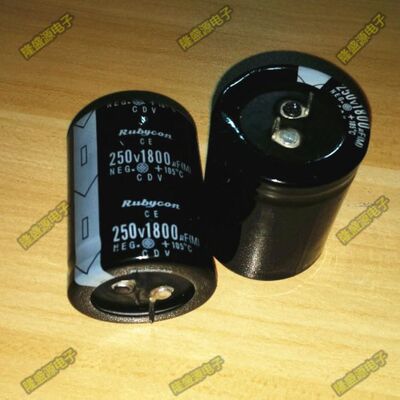 全新原装日本黑金刚 1800UF250V 250V1800UF 体积35x45