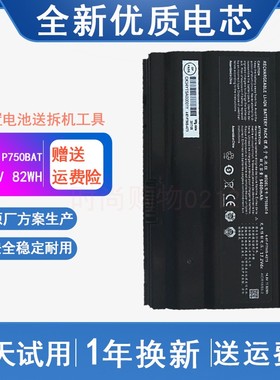 适用 Clevo蓝天P751ZM P770DM P771ZM P775D P750BAT-8笔记本电池