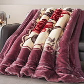 毛毯冬季 230八斤 盖毯垫毯拉舍尔毛毯单双人宿舍被子婚庆 200