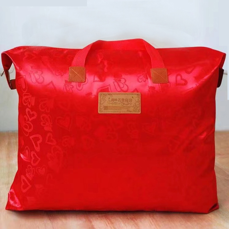 皮革礼品包装送礼结婚包装袋高档婚庆包装袋牛津布加厚