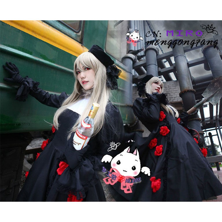 梦工坊cos APH黑塔利亚 女体俄罗斯 黑化安雅 cosplay服装 现货