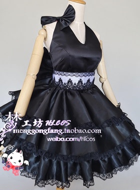 梦工坊 Vocaloid 巡音luka 蝴蝶耳机magnet版COSPLAY礼服