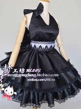 梦工坊 Vocaloid 巡音luka 蝴蝶耳机magnet版COSPLAY礼服