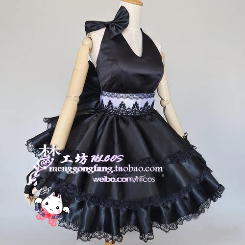 梦工坊 Vocaloid 巡音luka 蝴蝶耳机magnet版COSPLAY礼服