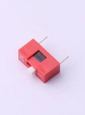 SMQS-01R-TP 拨码开关 平拨,凸起式1位拨码开关 - 原装现货