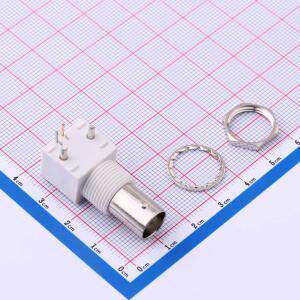 DOSIN-801-0042 RF射频同轴连接器 BNC 13.1白胶 50欧 含配件 3件