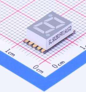 SLS0281FR1A1GD LED数码管 1位0.28英寸红色数码管 共阳极 SMD 原