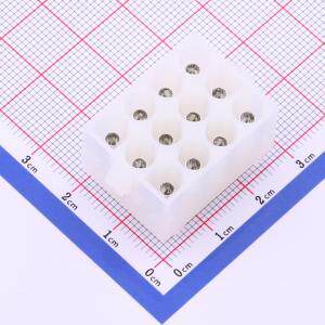 HX63080-12AK 线对板/线对线连接器 3x4P 间距:6.35mm 直插 原装
