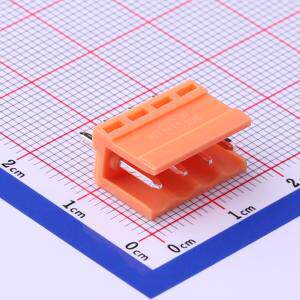 HT396V-3.96-4P 插拔式接线端子 3.96mm 1x4P 排数:1 每排P数:4